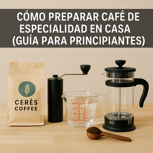 Cómo preparar café de especialidad en casa (guía para principiantes)