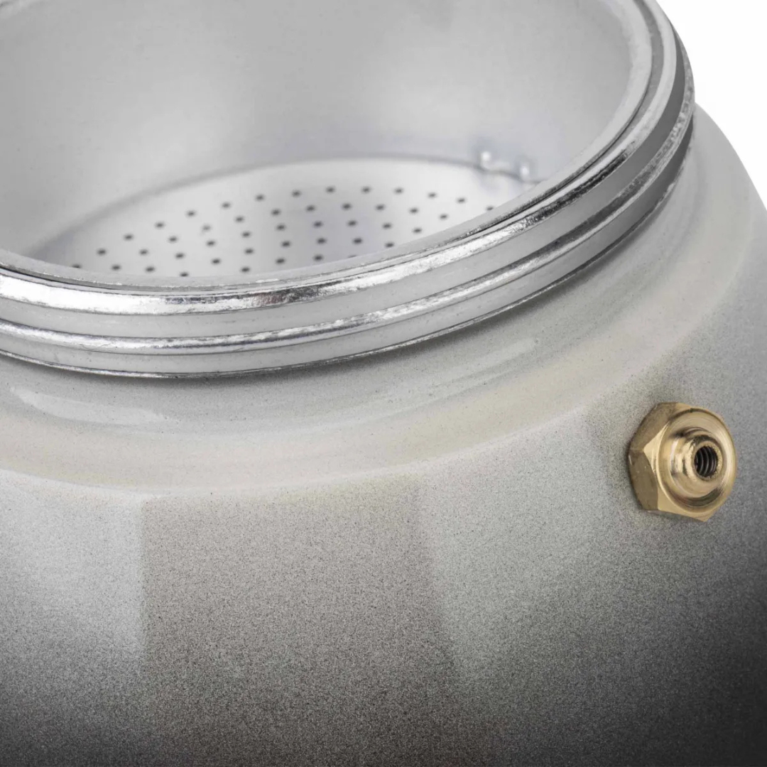 Cafetera Italiana Jata 9 Tazas – Tradición con compatibilidad total