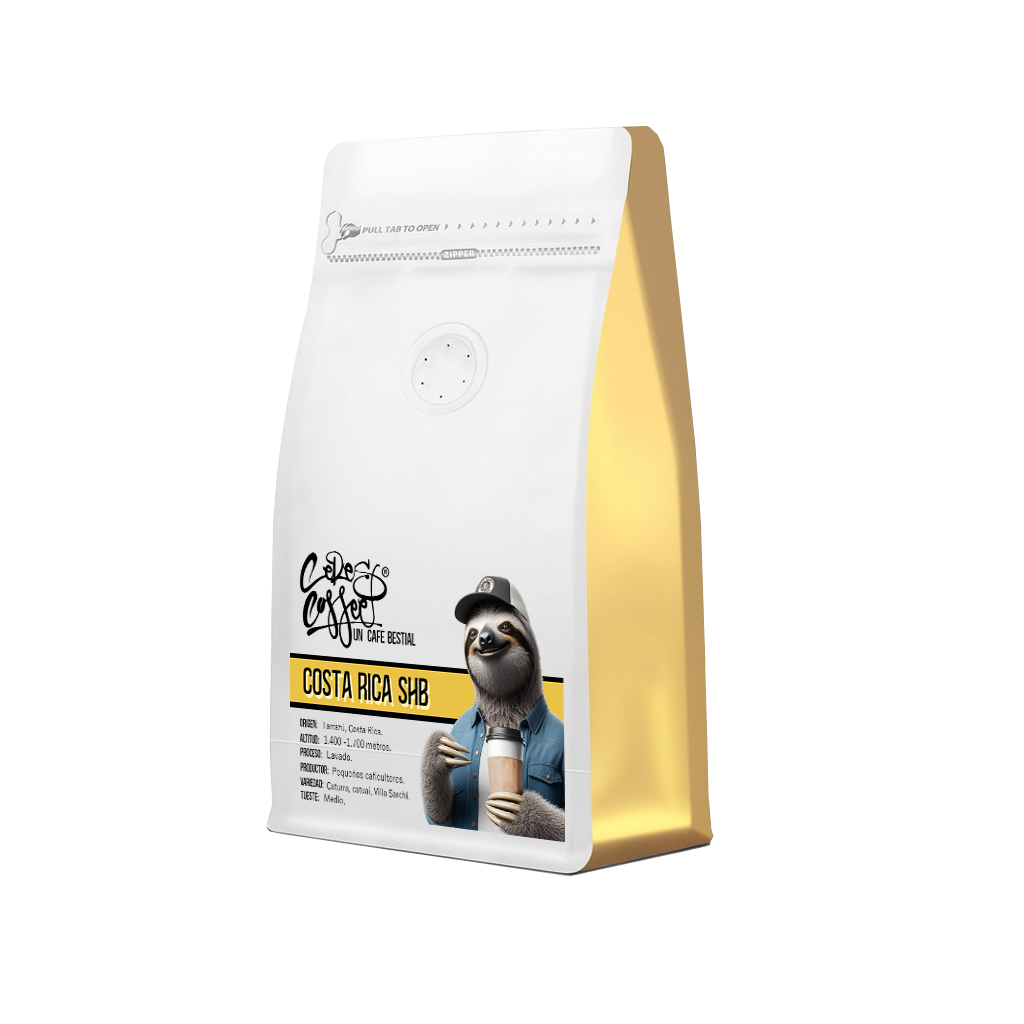 Etiqueta del Café de Especialidad Costa Rica SHB Tarrazú Mujeres de Ceres Coffee