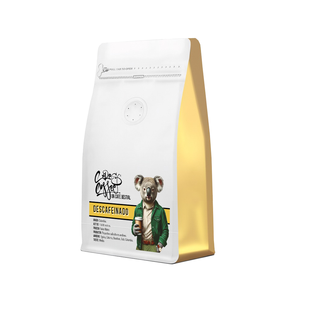 Café de Especialidad Descafeinado Colombia Supremo Swiss Water Ceres Coffee - 500g